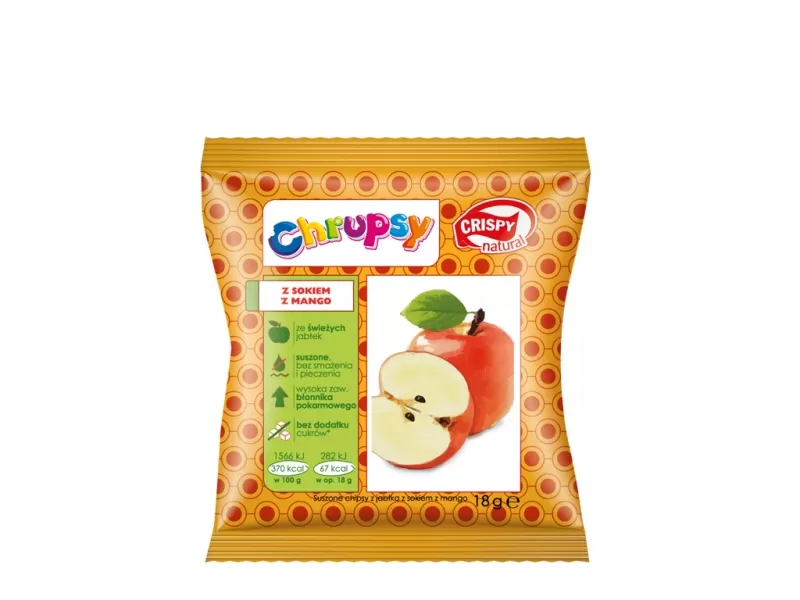 Jabłko suszone z sokiem mango 18g CRISPY