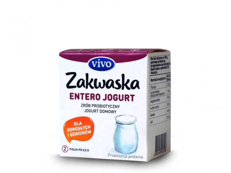 Jogurt Entero VIVO - kartonik 2 sztuki