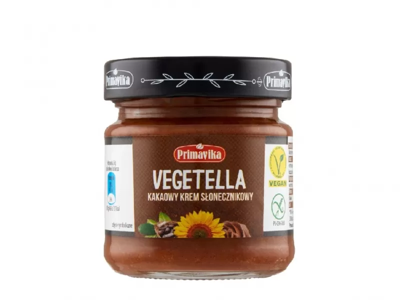 Kakaowy krem słonecznik. Vegetella 160g Primavika