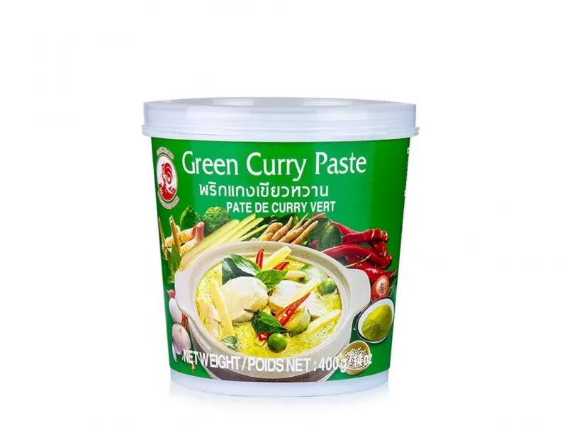 Pasta curry zielona 400g COCK BRAND