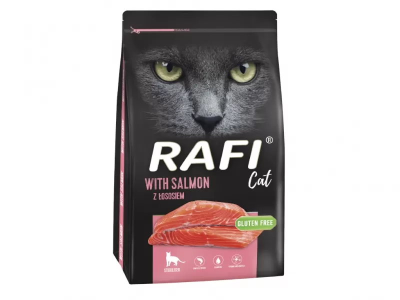 Rafi Cat sterilised sucha karma z łososiem 7 kg-D.N