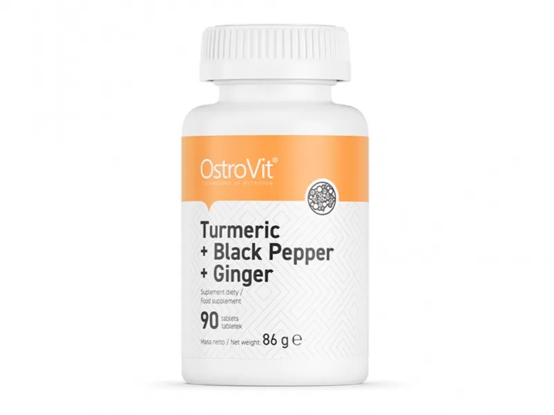 Turmeric+black pepper+ginger 90tabs OstroVit