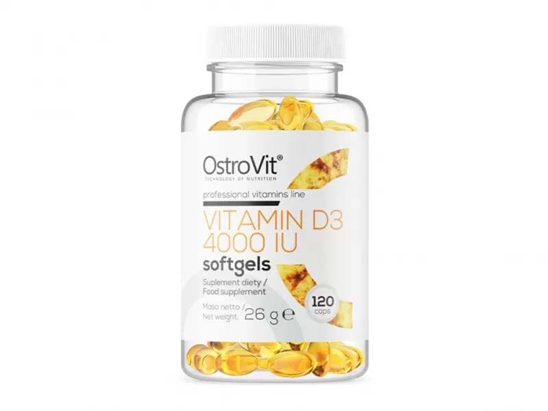 Vitamin D3 4000 IU softgels 120kaps OstroVit
