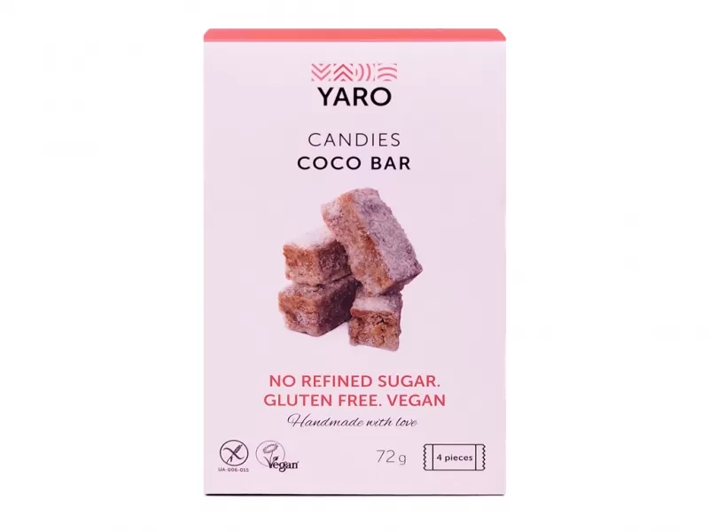 Zestaw cukierków COCO BAR 72g -YARO
