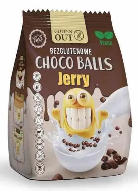 Choco Balls - Płatki bezglutenowe 375g - Jerry