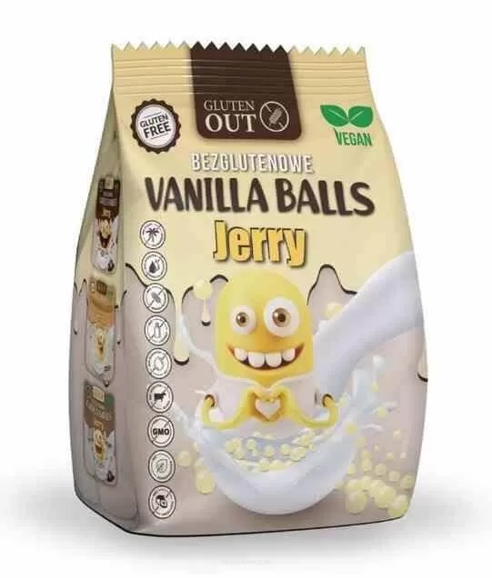 Vanilla Balls – Płatki bezglutenowe 375g - Jerry