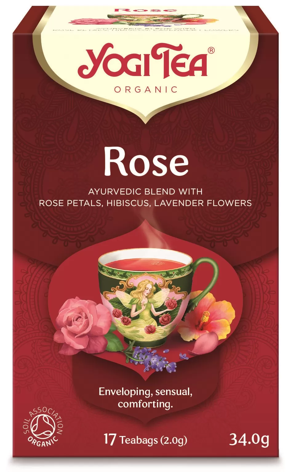 Herbatka TAO Rose BIO (17 x 2 g) 34 g - Yogi TEA