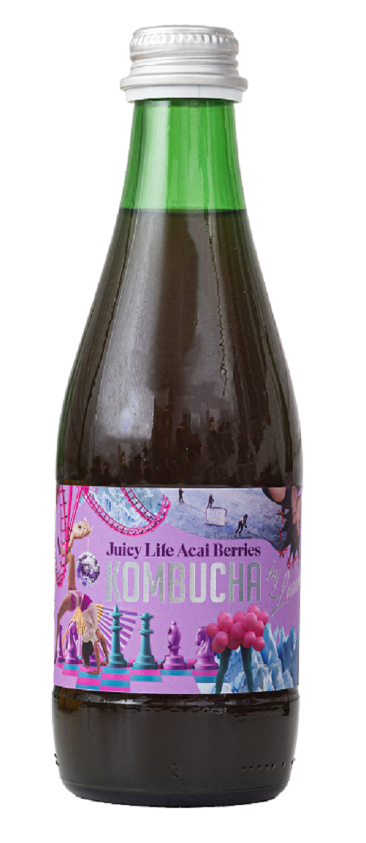 Kombucha O Smaku JagÓd Acai (juicy Life Acai Berries) BIO 330 ml