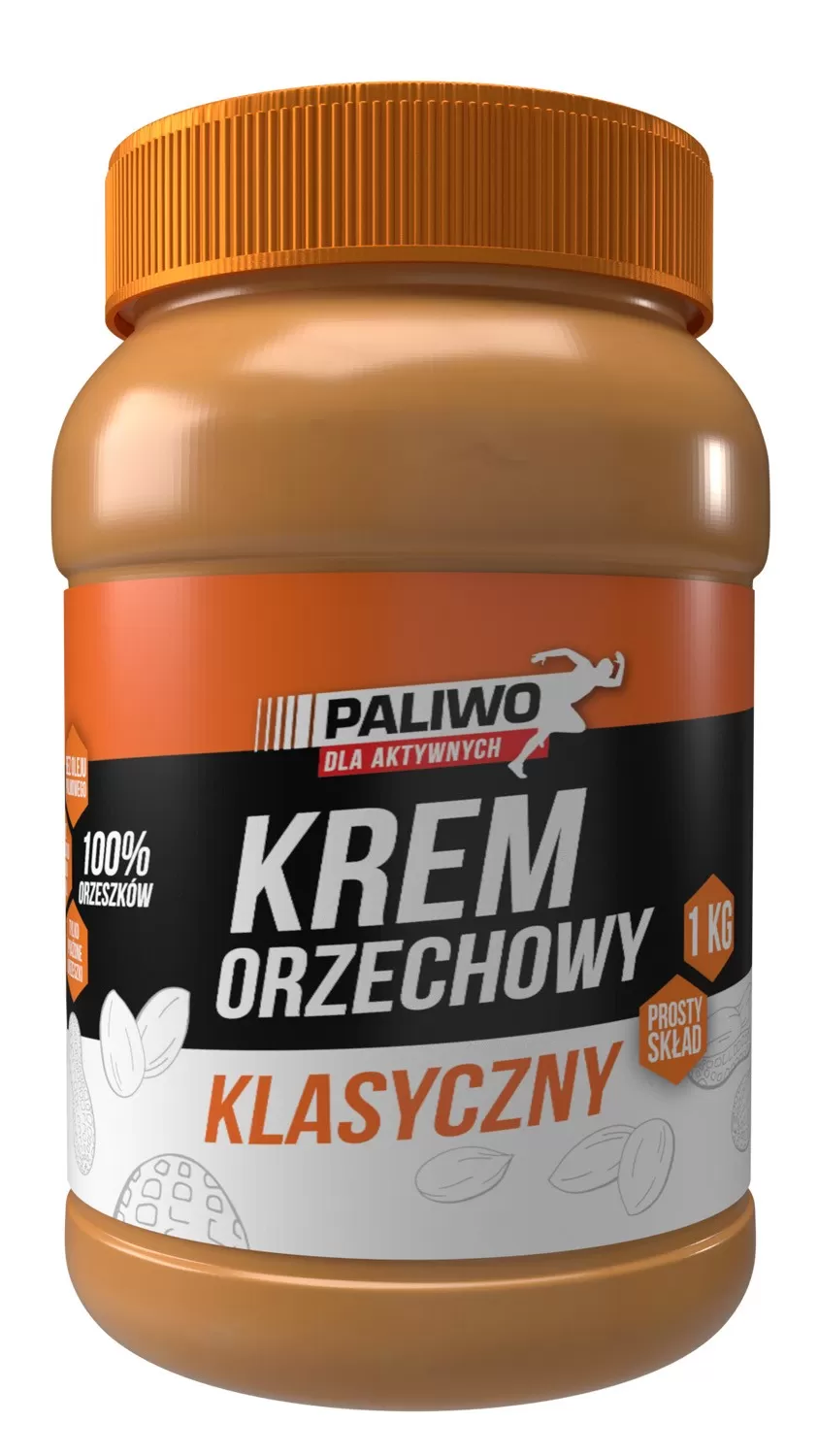 Krem Orzechowy Klasyczny 100% Bez Dodatku Soli i Cukrów 1 kg