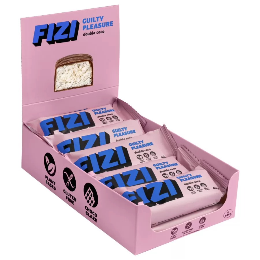 Baton w Polewie Czekoladowej „double Coco” Fizi, 40g