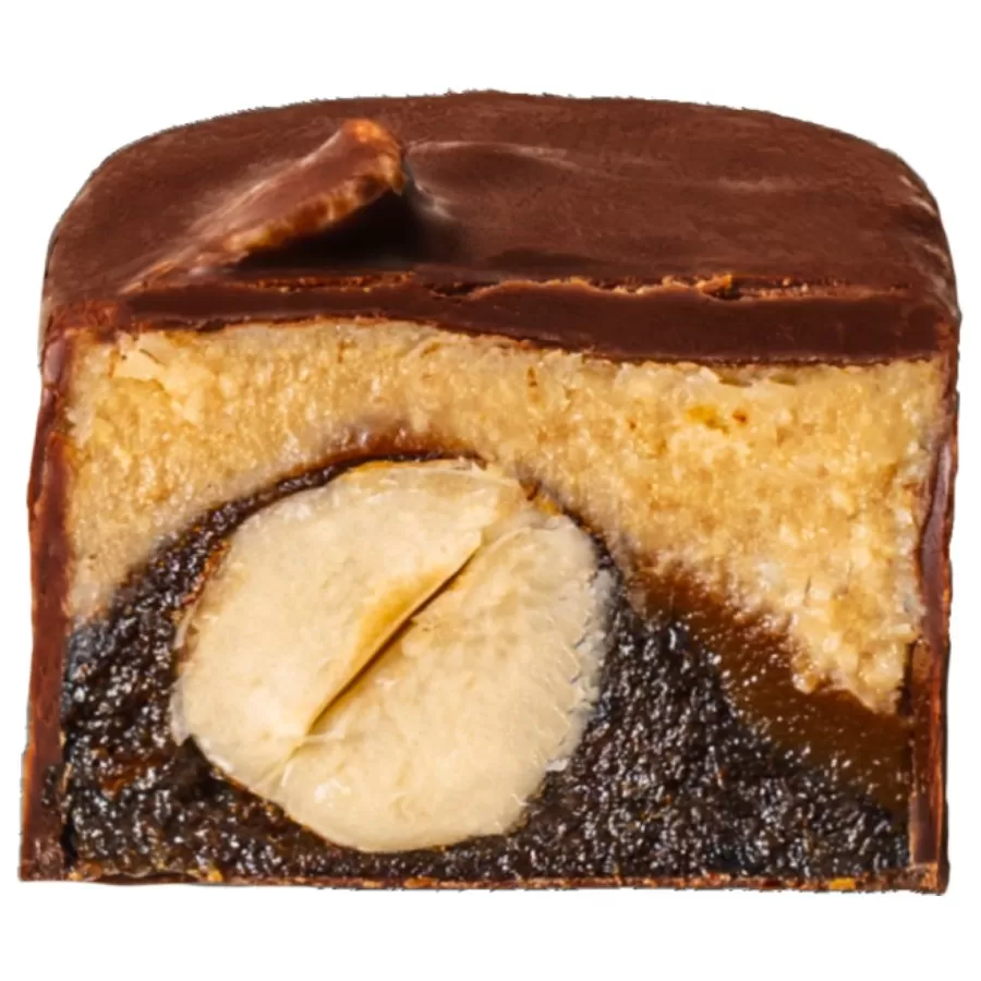 Baton w Polewie Czekoladowej „hazelnut + Caramel” Fizi, 45g