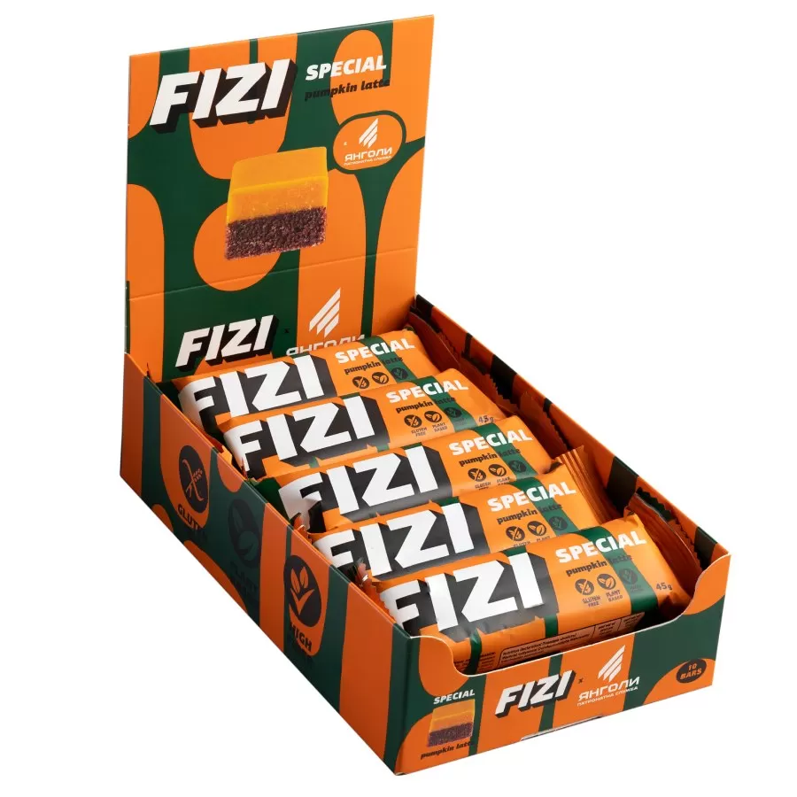 Baton z Dynią i Cynamonem „pumpkin Latte” Fizi, 45g
