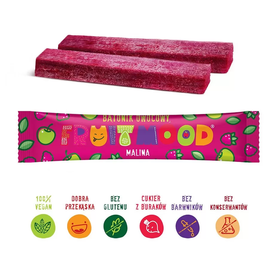 Batonik Owocowy - Malina Fruit Mood, 20g