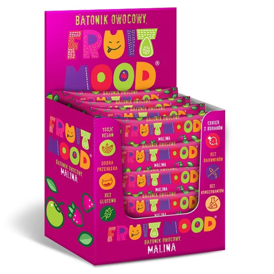 Batonik Owocowy - Malina Fruit Mood, 20g
