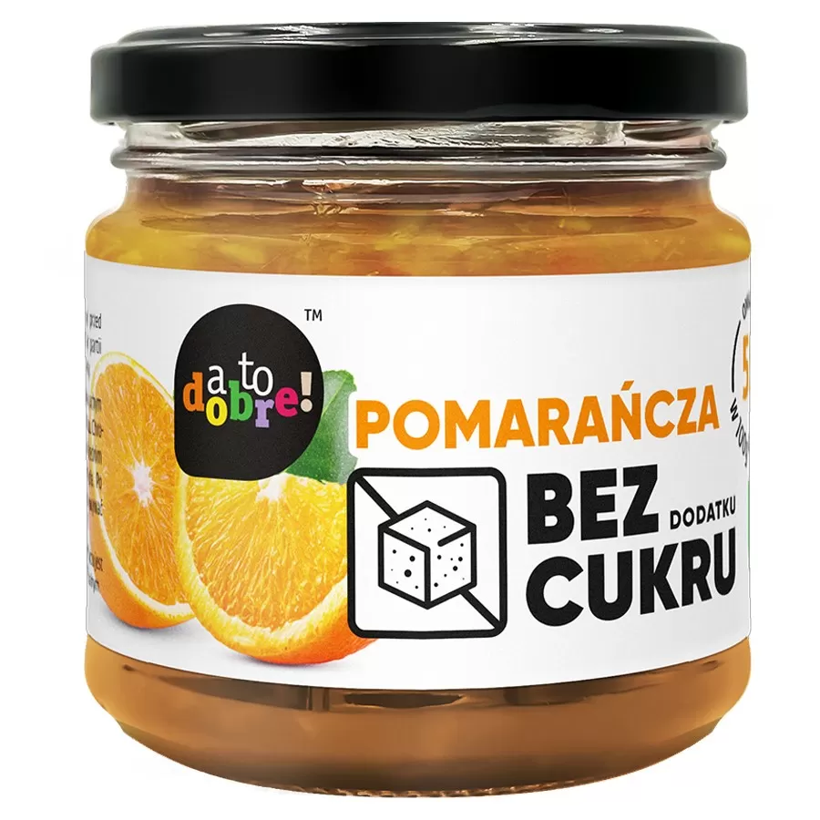 Pomarańcza bez Dodatku Cukru o Konsystencji Konfitury A To Dobre!, 195g