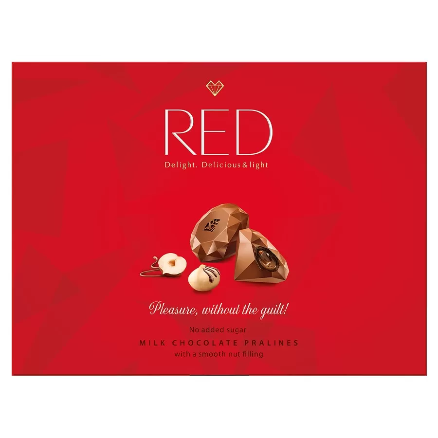 Praliny RED Delight z Orzechami 132g