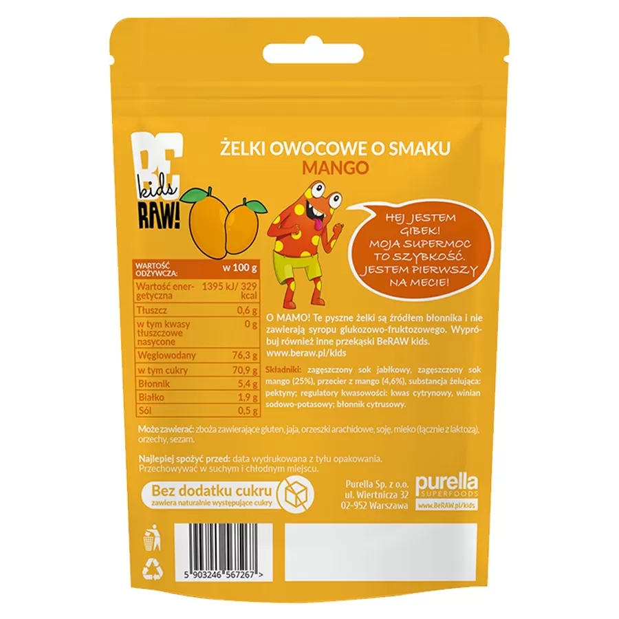 Żelki Mango Beraw Kids, 35g